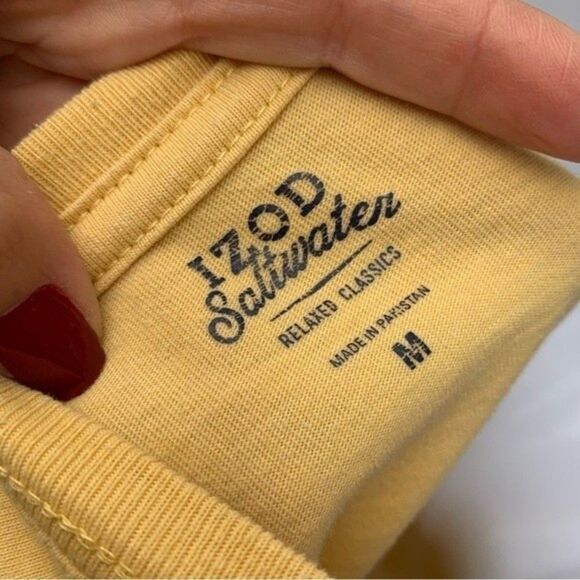 Izod Saltwater Lighthouse Graphic T-Shirt Men's Medium - Picture 4 of 4